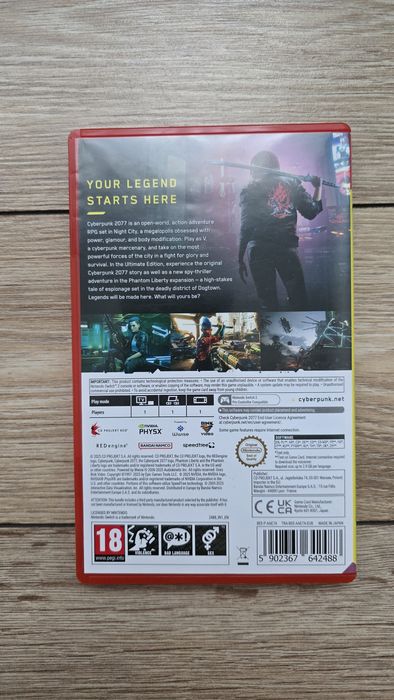 Cyberpunk 2077 Nintendo switch PL