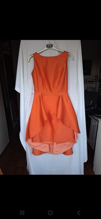 Vestido Cerimónia Alba Conde Laranja - Mulher (36)