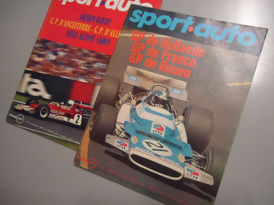 Revistas Sport-Auto (edição francesa) - Ano completo 1970
