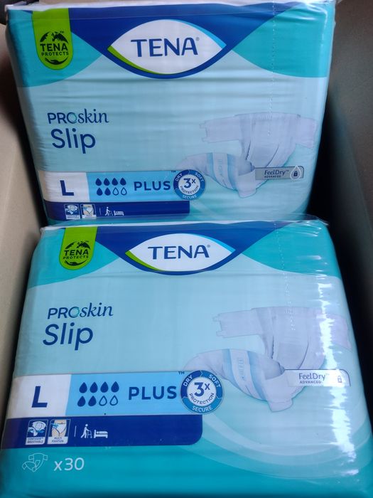 Pampersy -Pieluchomajtki TENA PLUS rozmiar L