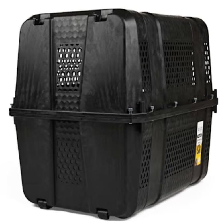 Caixa para transporte de animais em avião