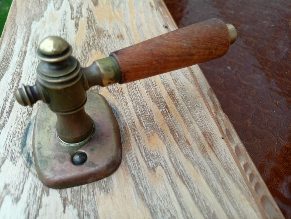 Klamki retro mosiądz