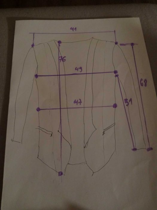 Żakiet/marynarka damska z dzianiny Gina Benotti r. 40/42