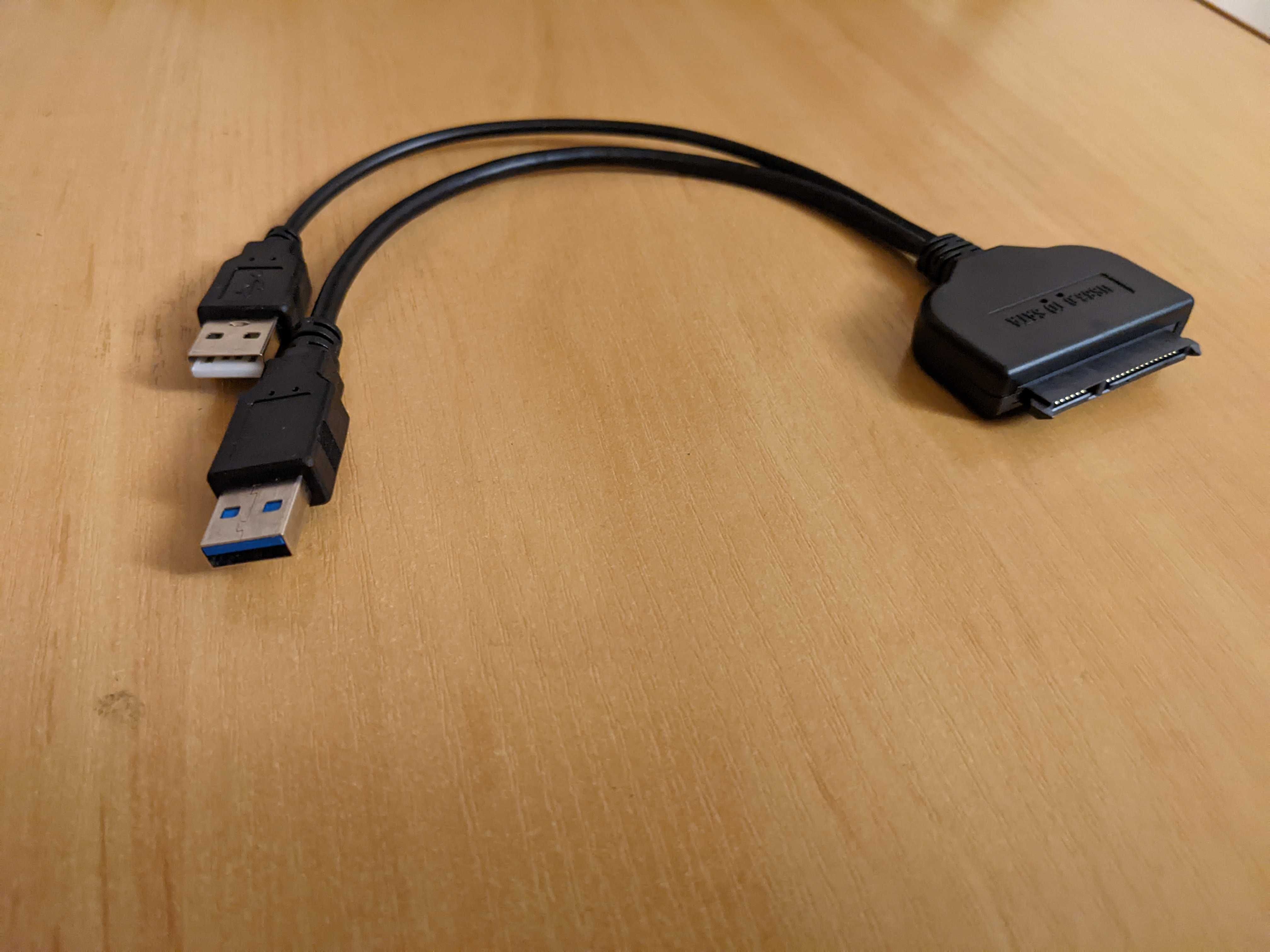 Переходник SATA USB 3.0 с доп. питанием Адаптер для HDD, SSD
