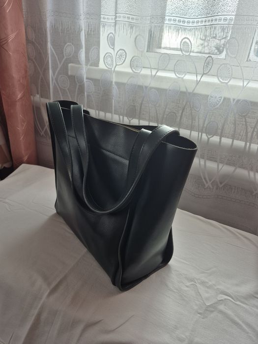 Шкіряна сумка шопер