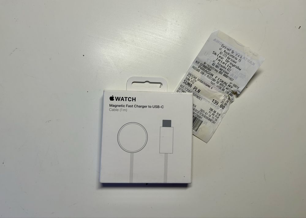 Nowy Kabel Apple USB-C do Watch podłączany magnetycznie 1m