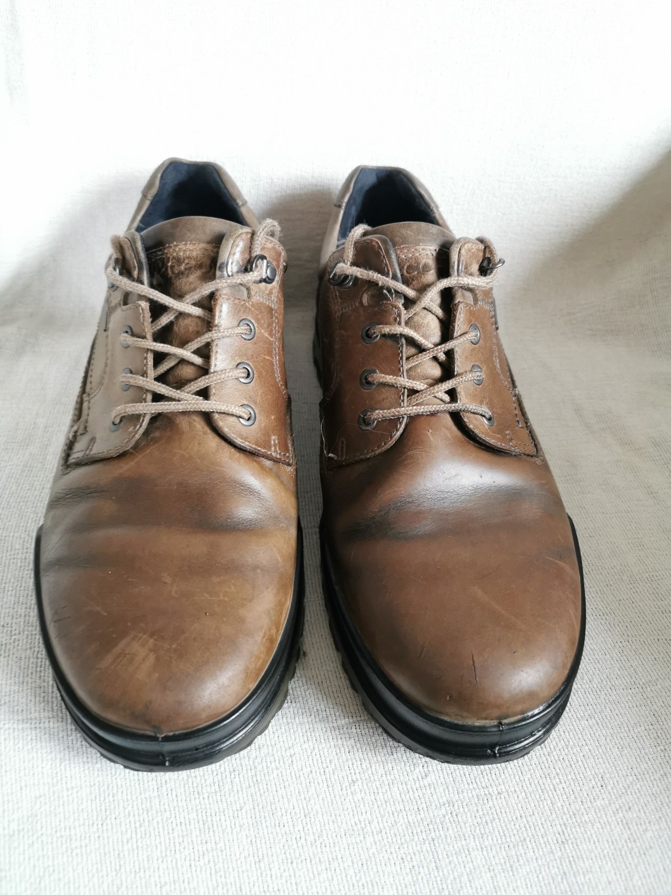 Ecco Track Gore-Tex buty trekkingowe półbuty skórzane 47