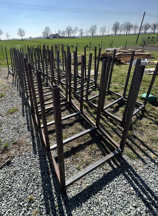 Regały bardzo mocne duża nośność na belki stemple budowlane