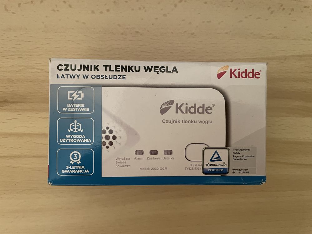 Nowy czujnik tlenku węgla Kidde 2030-DCR