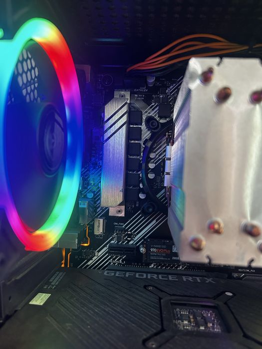 Asus prime b460 plus + 10400f + охолодження + оперативна памʼять