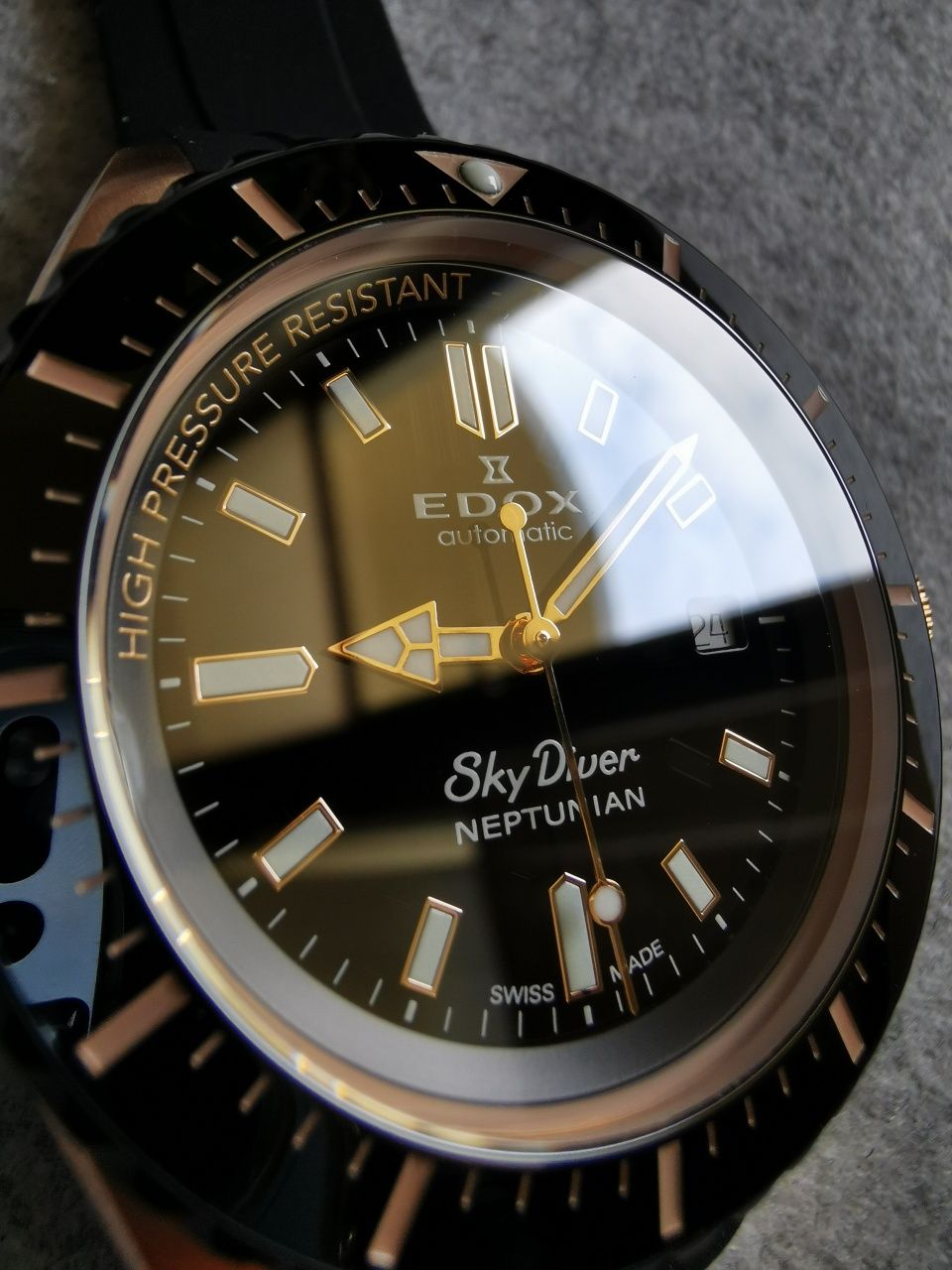 Zegarek Edox Sky Diver Neptunian stan ideał!