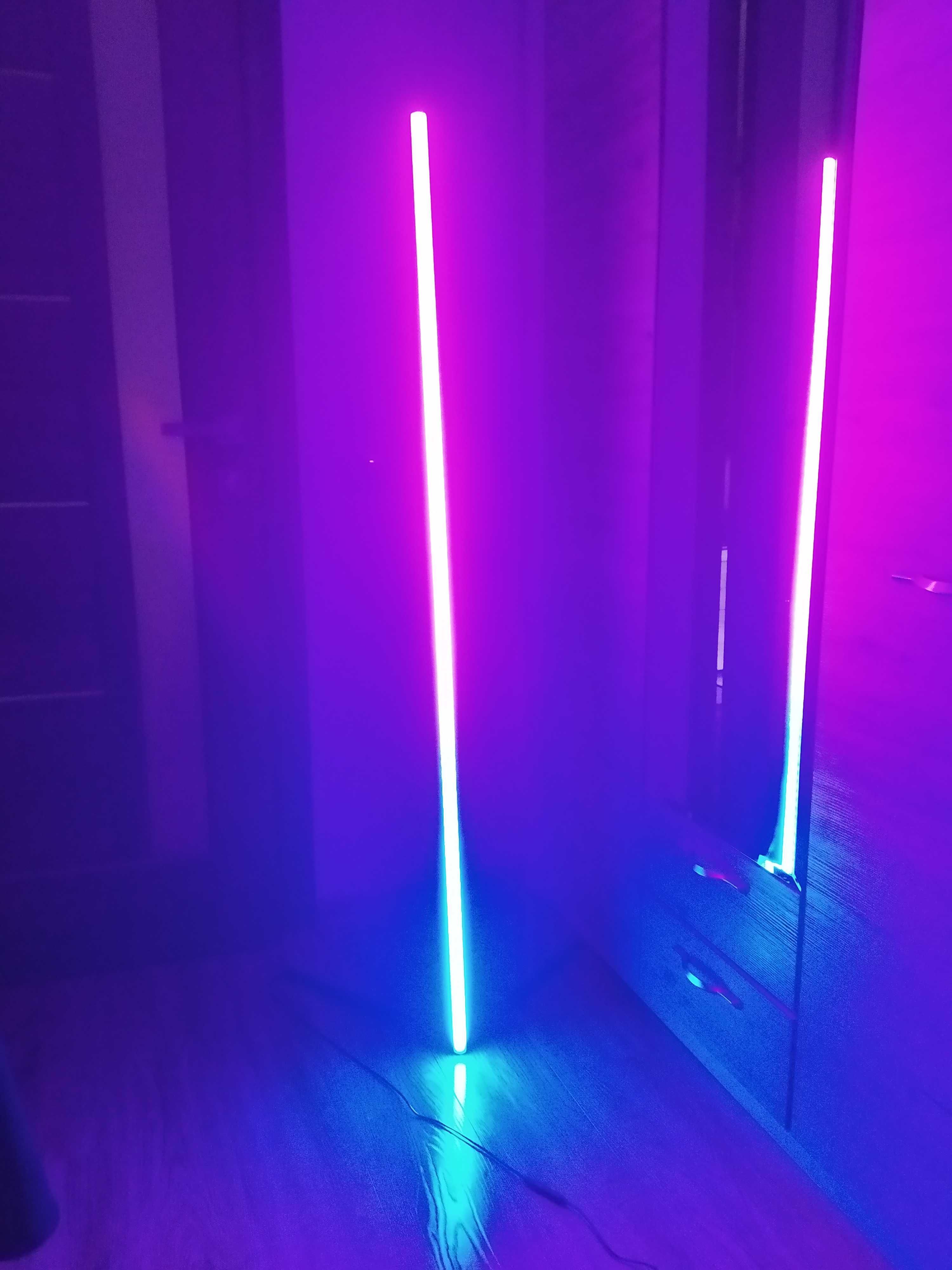 2 м RGB торшер разноцветный лампа разноцветная LOFT светильник LED