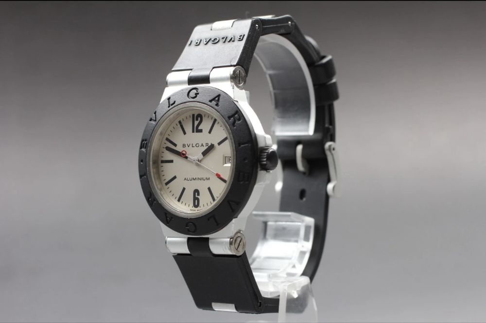BVLGARI Aluminium AL38TA White Dial 38mm Automatic Men Watch