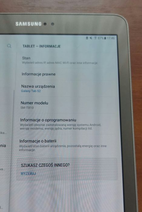 Tablet Samsung Galaxy Tab S2