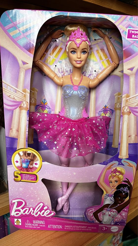 Лялька Барбі балерина що світиться Barbie Dreamtopia