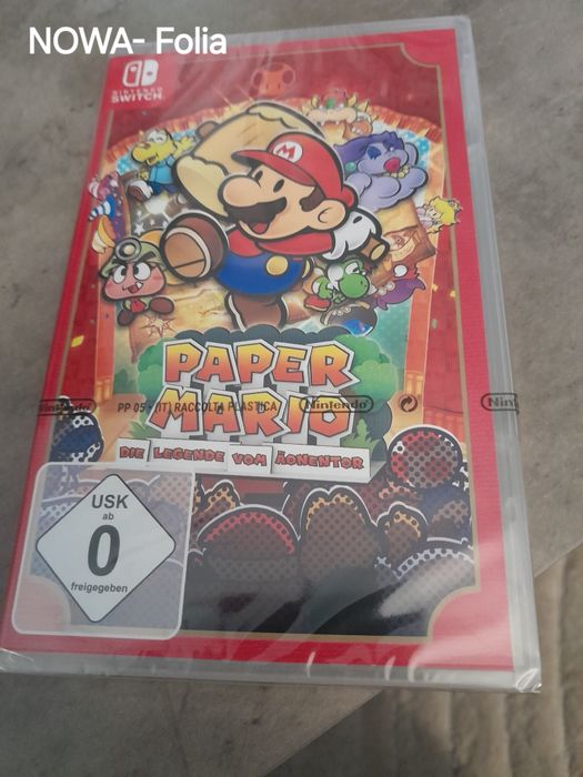 Nowa Folia Gra Nintendo Switch Paper Mario Thousand Years Door