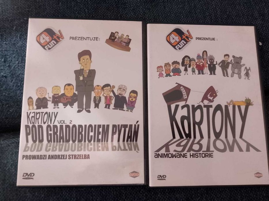 KARTONY 4FunTV zestaw unikatowy 4 DVD, Inspektor Erektor i inne