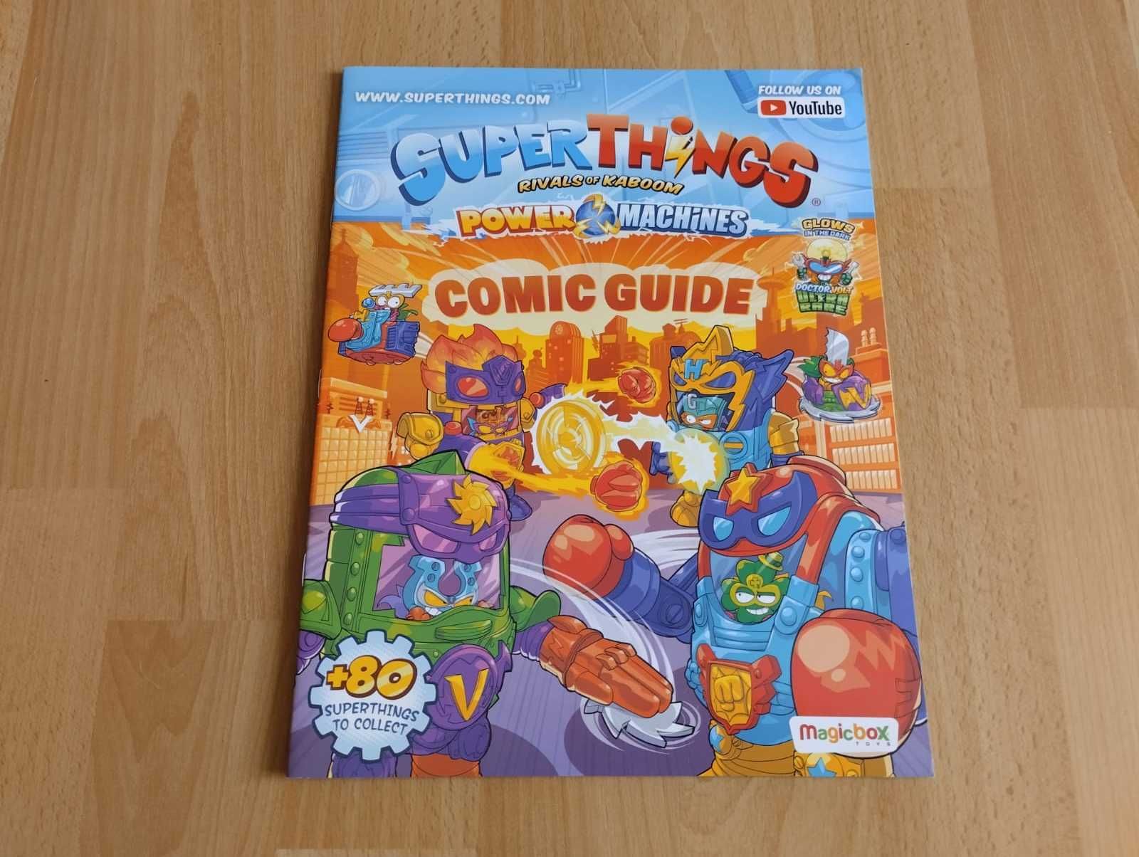 Super Things seria 7 Power Machines komiksowy przewodnik