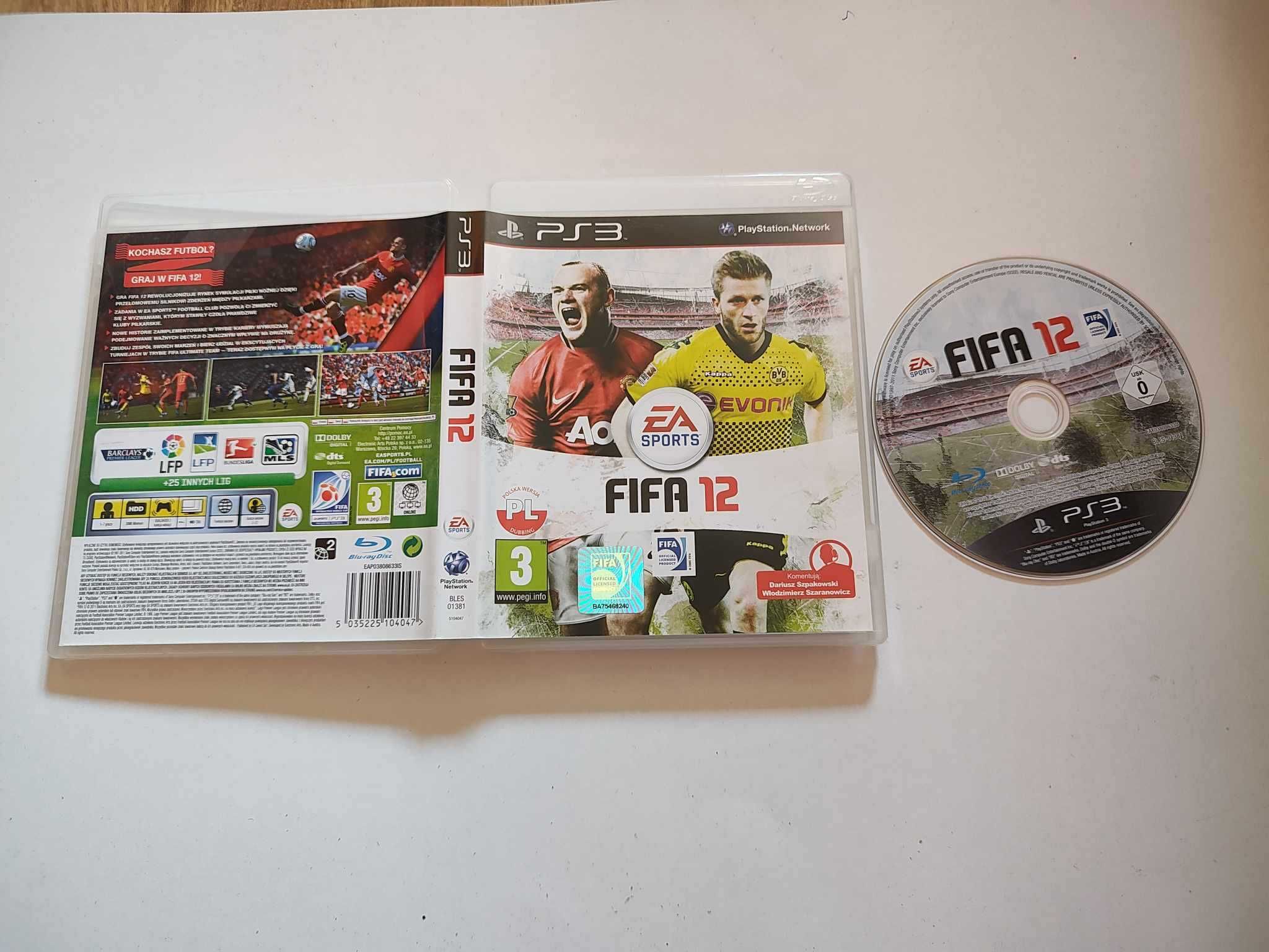 Gra PlayStation PS3 Fifa 12 PL