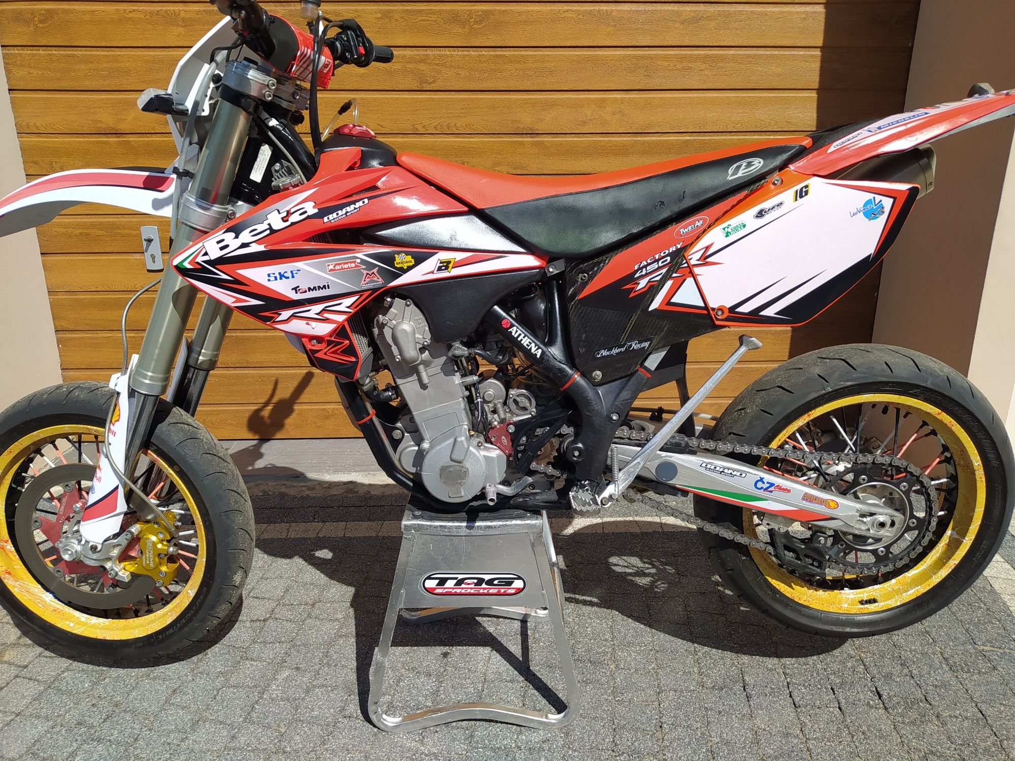 Beta 450 Supermoto jak KTM exc RFS RATY