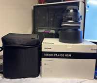 Lente / objetiva SIGMA 105 F1.4 DG HSM ART para Nikon
