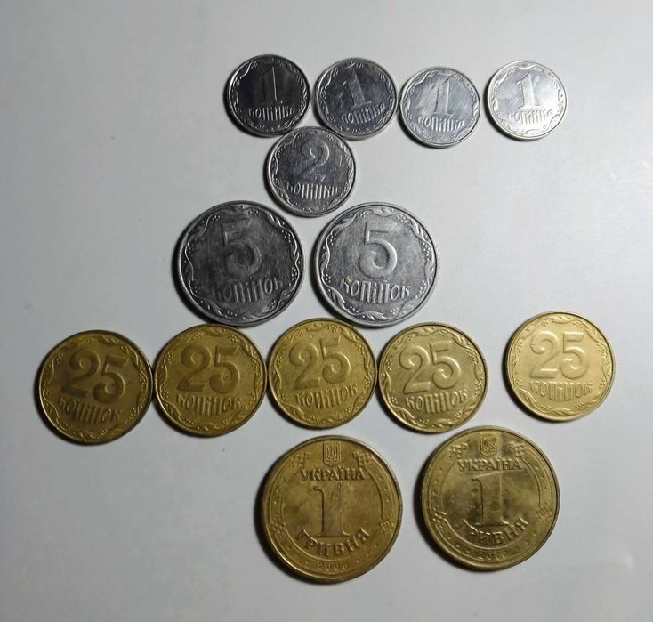 монета україни копійка, що вийшли з обігу, на згадку, для рукоділля