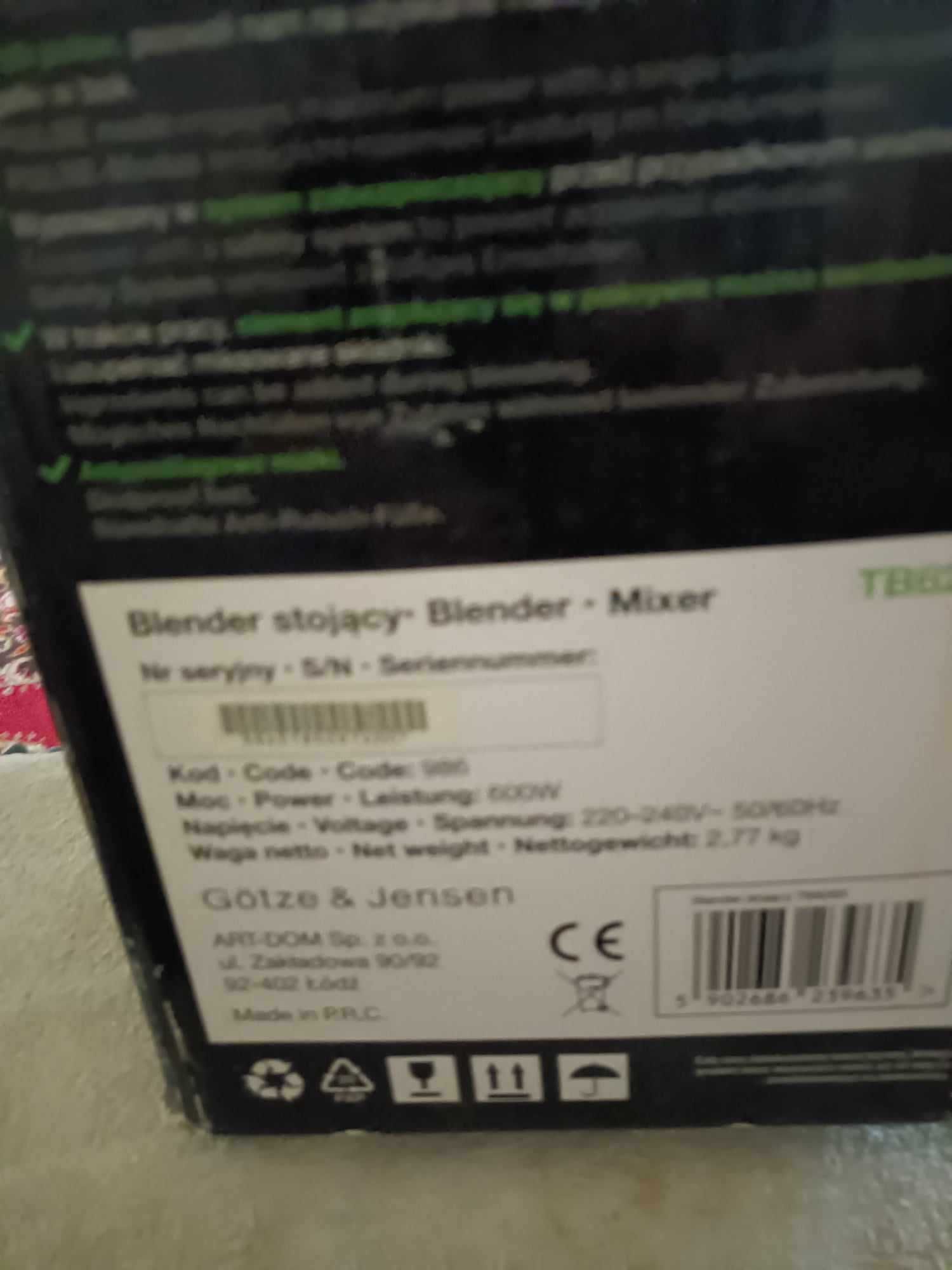 Sprzedam Blender -kielichowy -działający