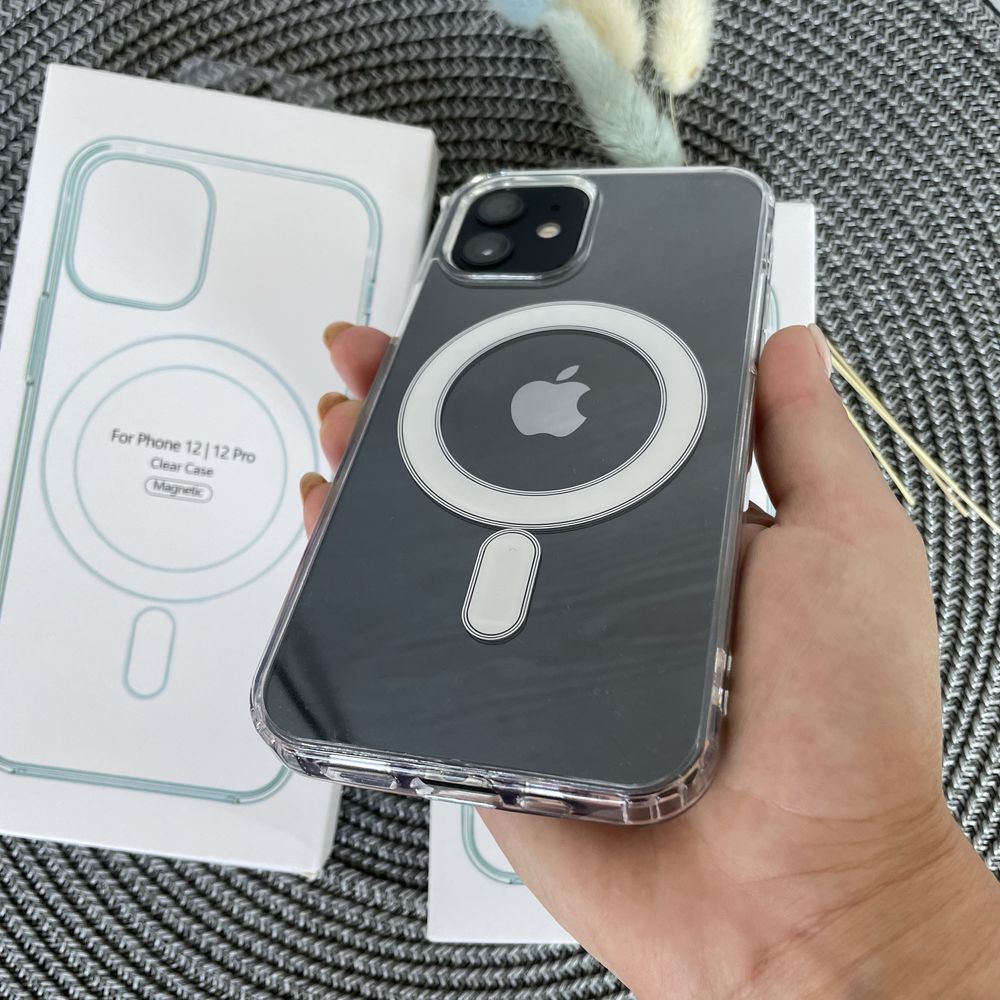 Чехол MagSafe прозрачный для iPhone від XR до 15Pro Max