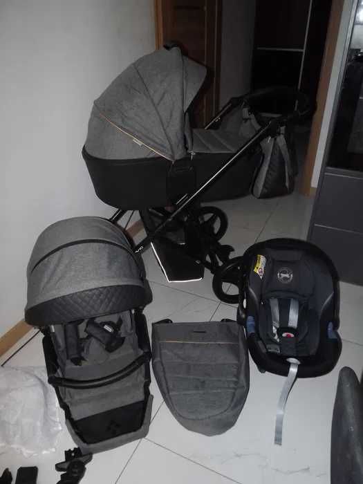 Bebetto flavio gloss/flavio pro 3w1 Super stan Skorzana rączka Wysyłka