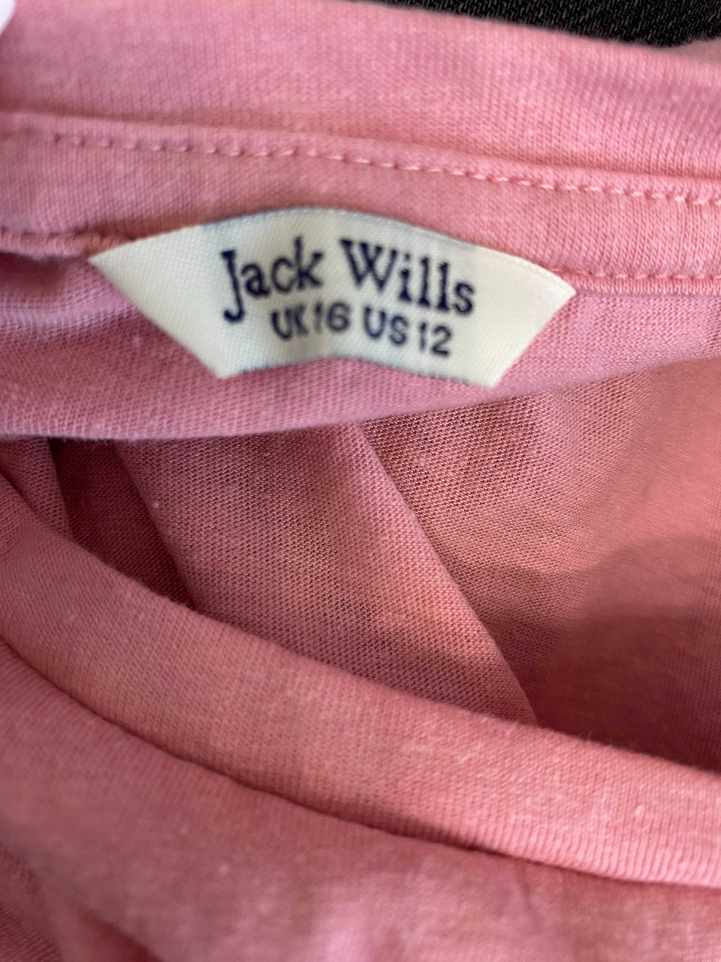 Jack Wills, koszulka bawełniana, stan bardzo dobry, rozmiar 16