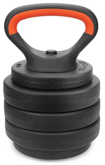 Kettlebell regulowany 10kg hantla kettle odważnik kettla zestaw BIA