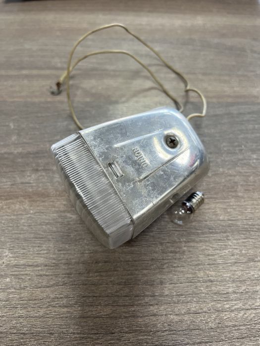 Lampa retro prl rowerowa union wigry 3 żarówka 6V tylna przód
