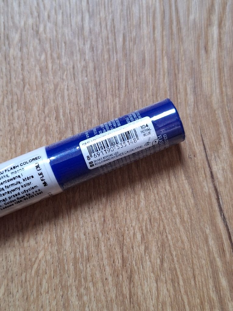 Golden rose, niebieski eyeliner, flashliner royal blue. Nowy