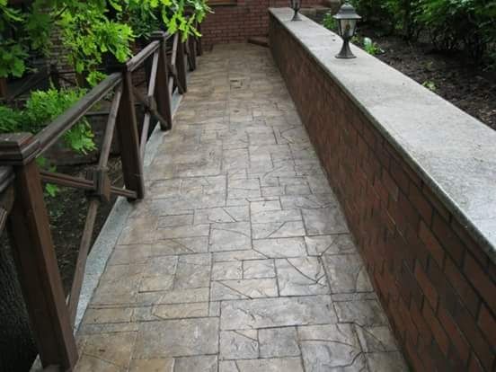 Декоративний штампований бетон