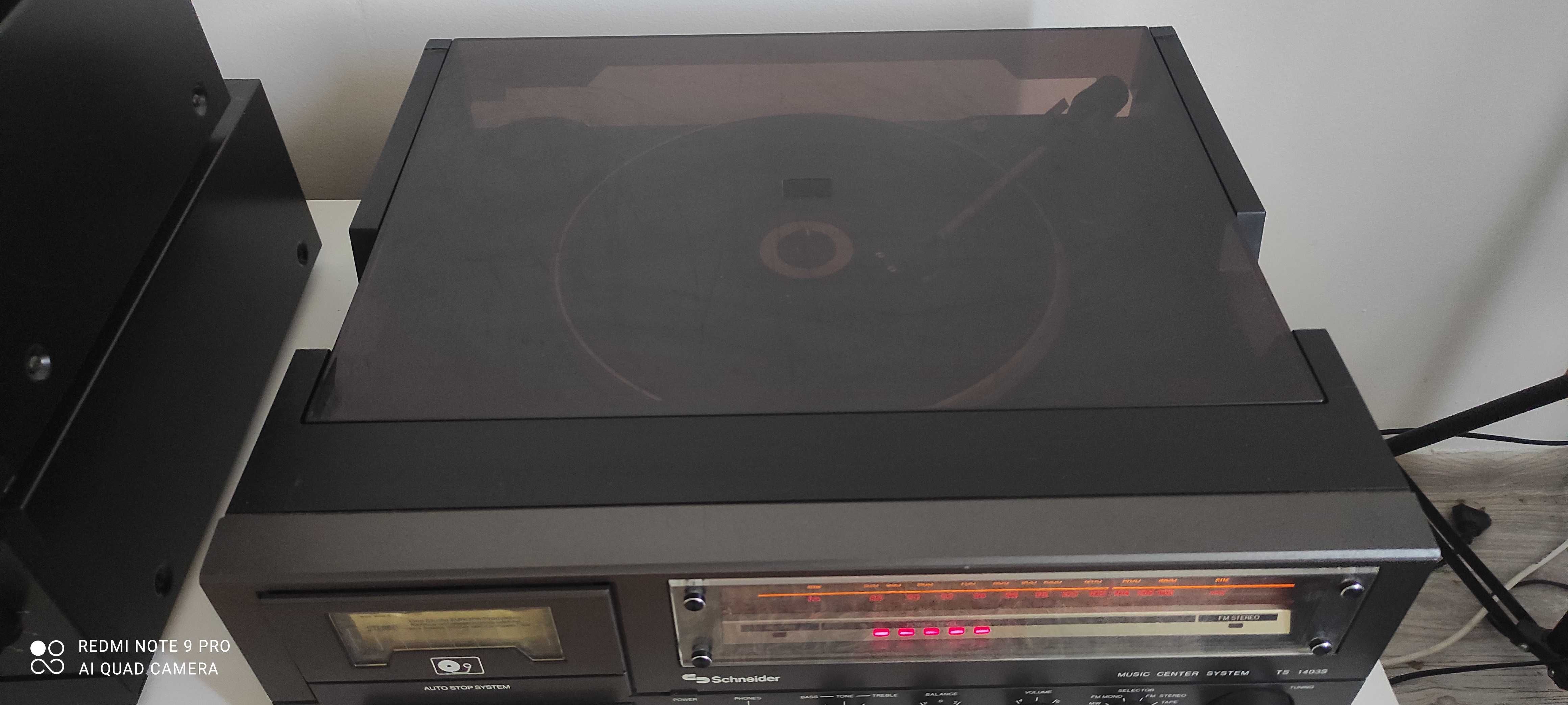 SCHNEIDER TS 1403S Amplituner 4w1 VINTAGE Gramofon Super Stan