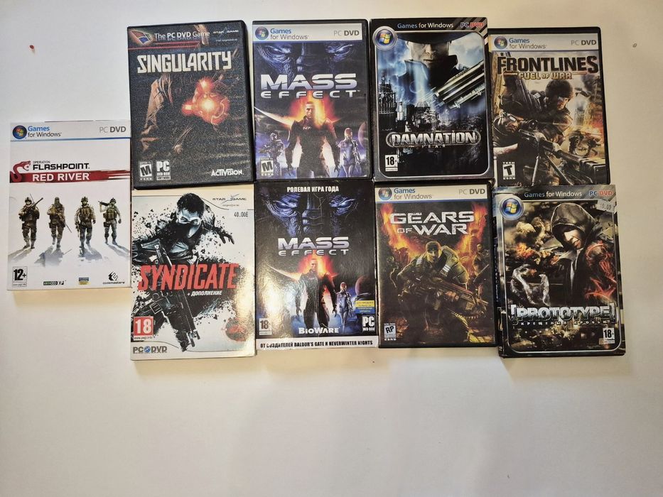 Диски с играми для компьютера