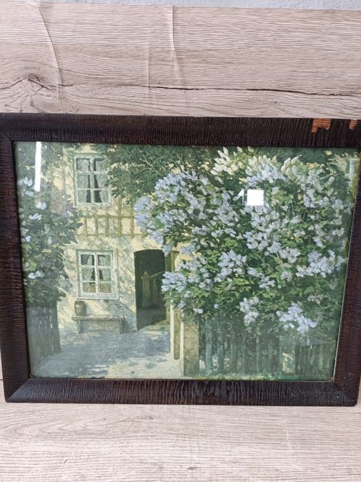 Obraz K.V Rozyński. Przedwojenna oprawa B.Wenzel