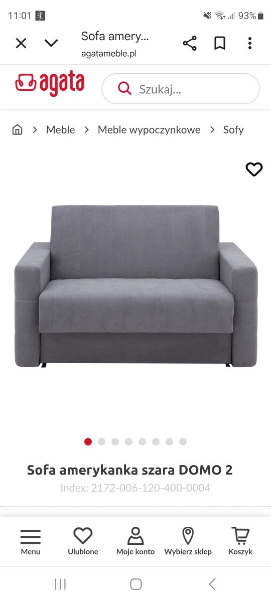 Sofa DOMO 2osobowa