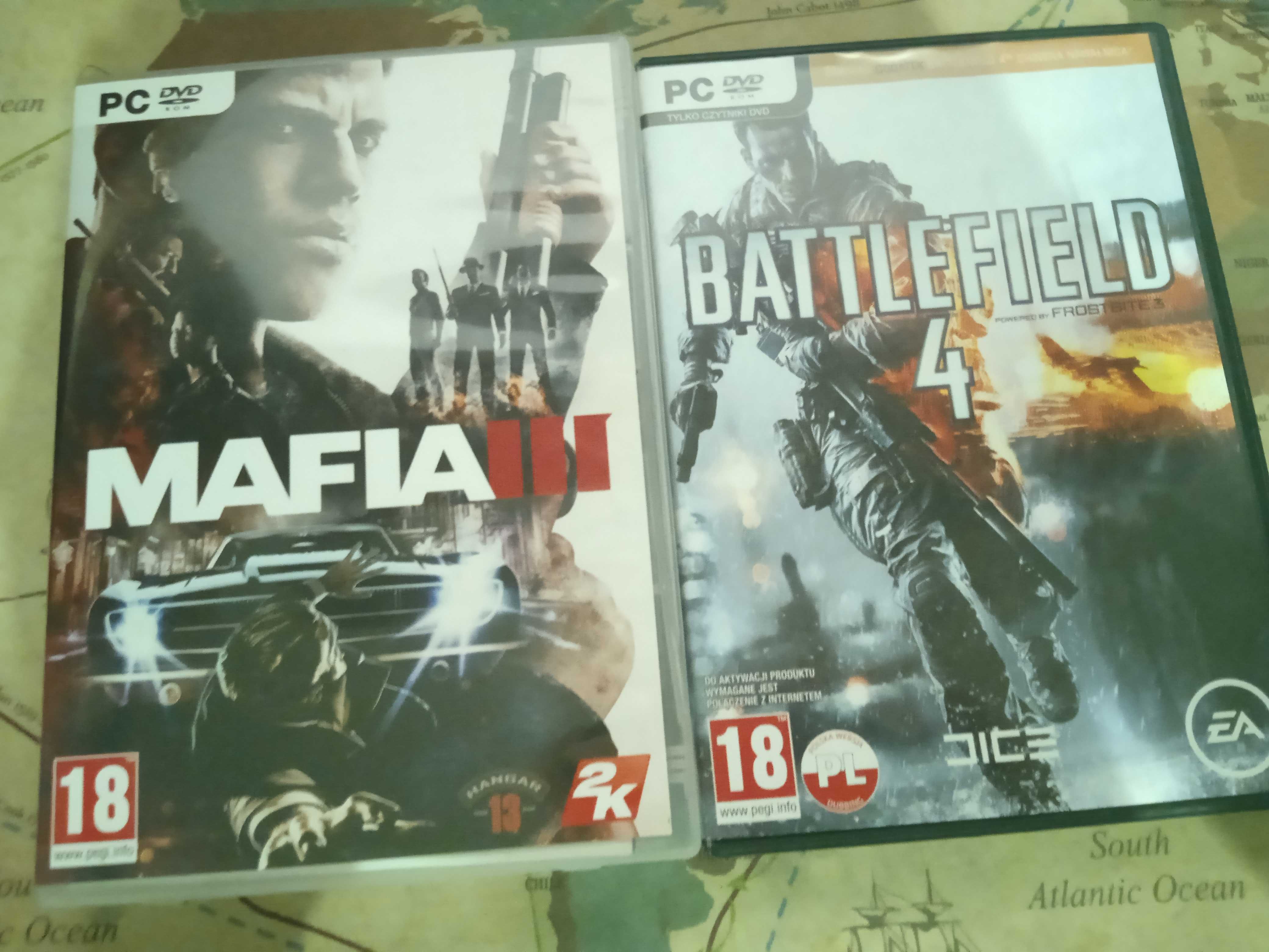 Mafia III/3 +Battlefield 4 PC CD PL czytać opis