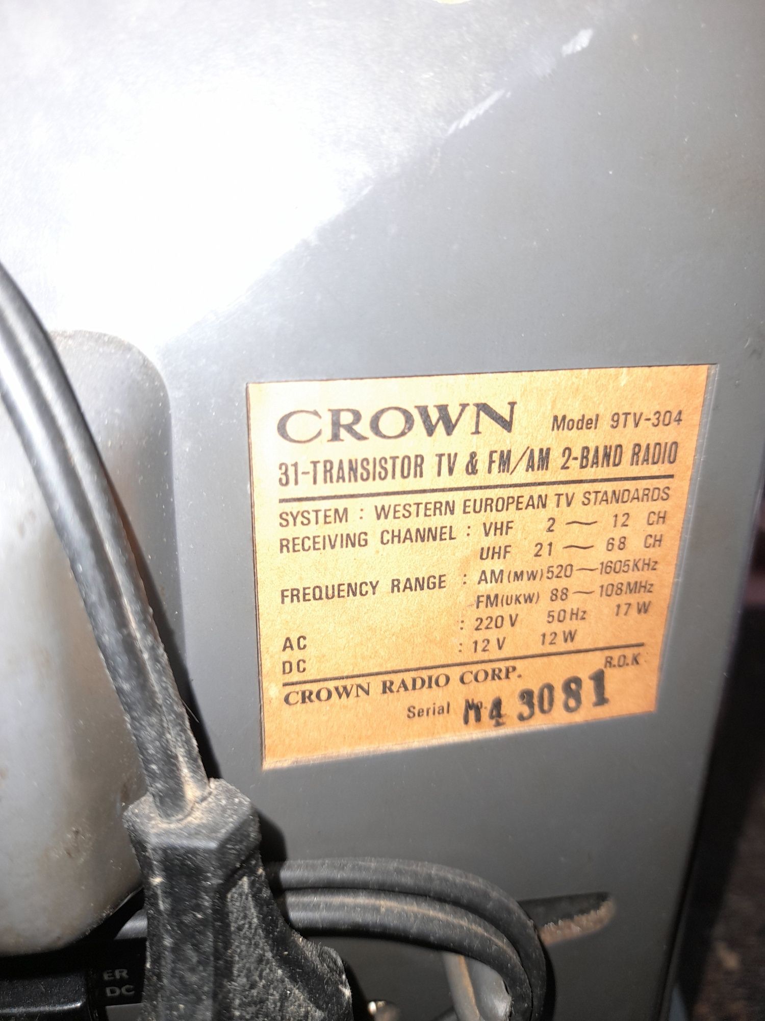 Tv e rádio anos 70