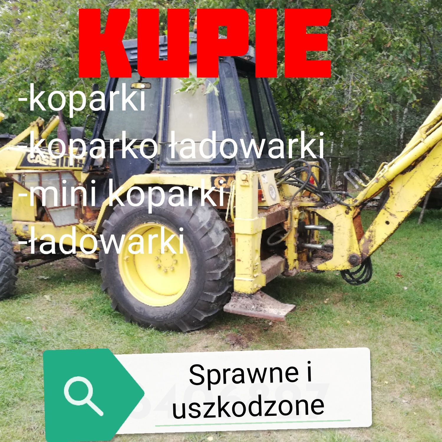 Skup Aut ciężarowych Ciągników roln Koparek Ładowarek Motocykli Quadow