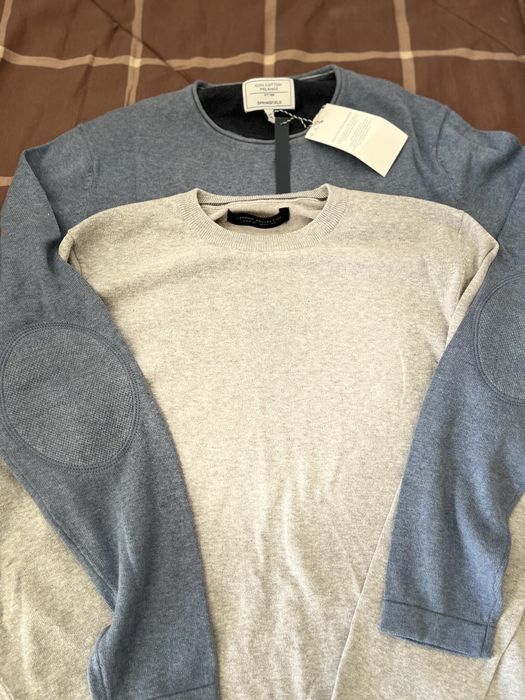 Pack 2 Camisolas Homem M: Springfield Algodão NWT + Leftman