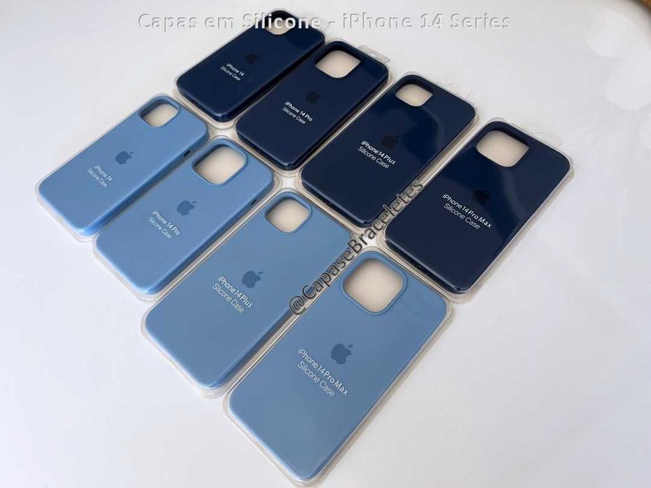 Capas em Silicone - iPhone 14 (em stock)
