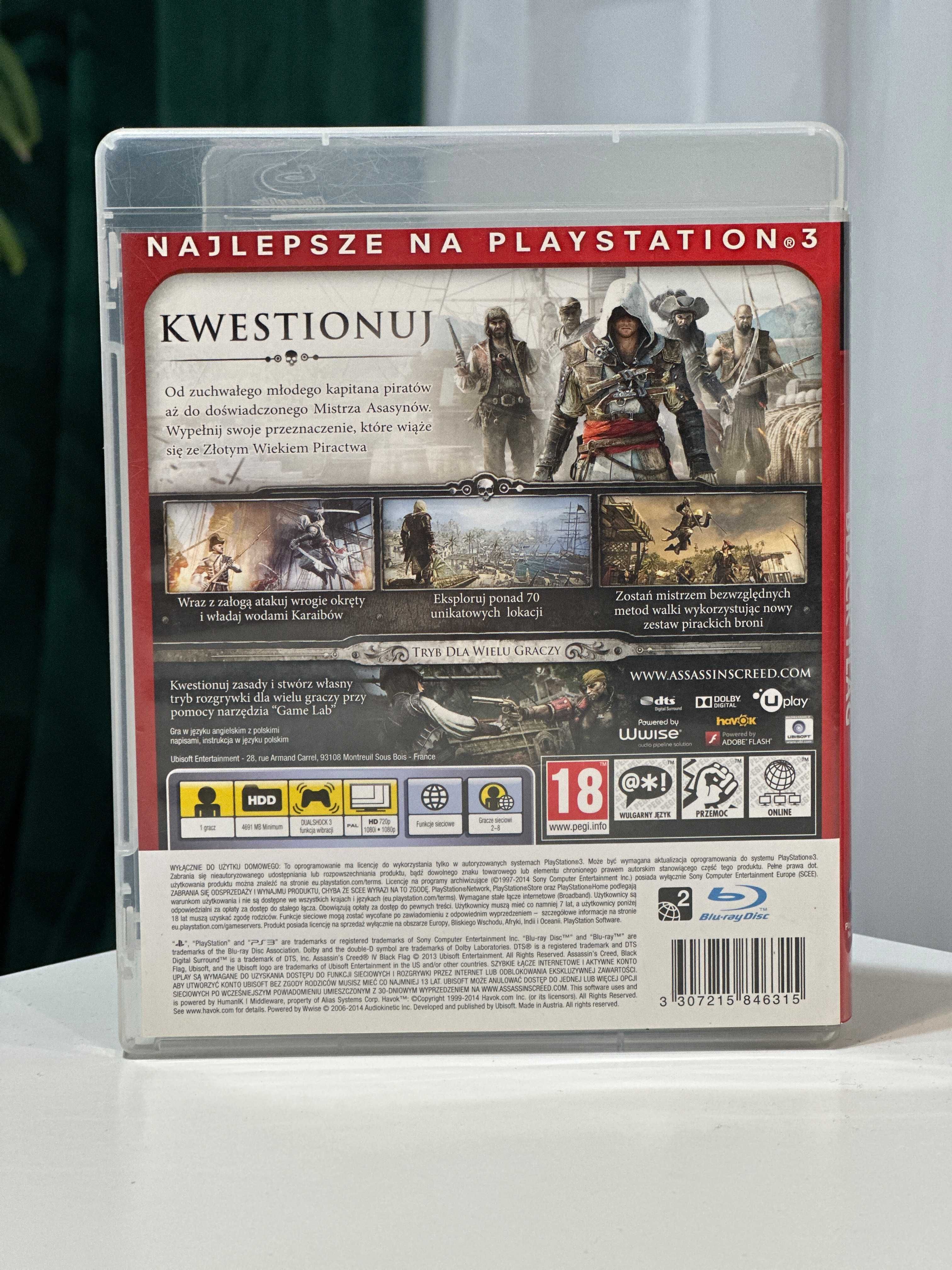 Gra PL Assassin's Creed IV Black Flag PlayStation 3 PS3
