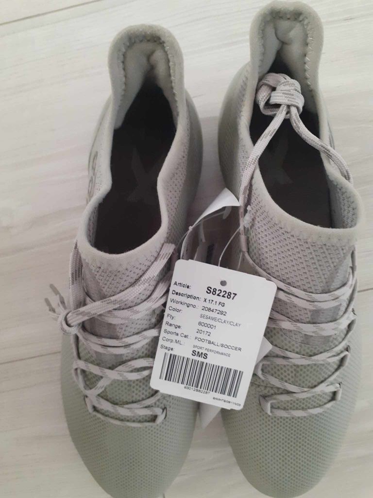 Profesjonalne buty piłkarskie, korki Adidas X 17.1 FG S82287 r.42 2/3