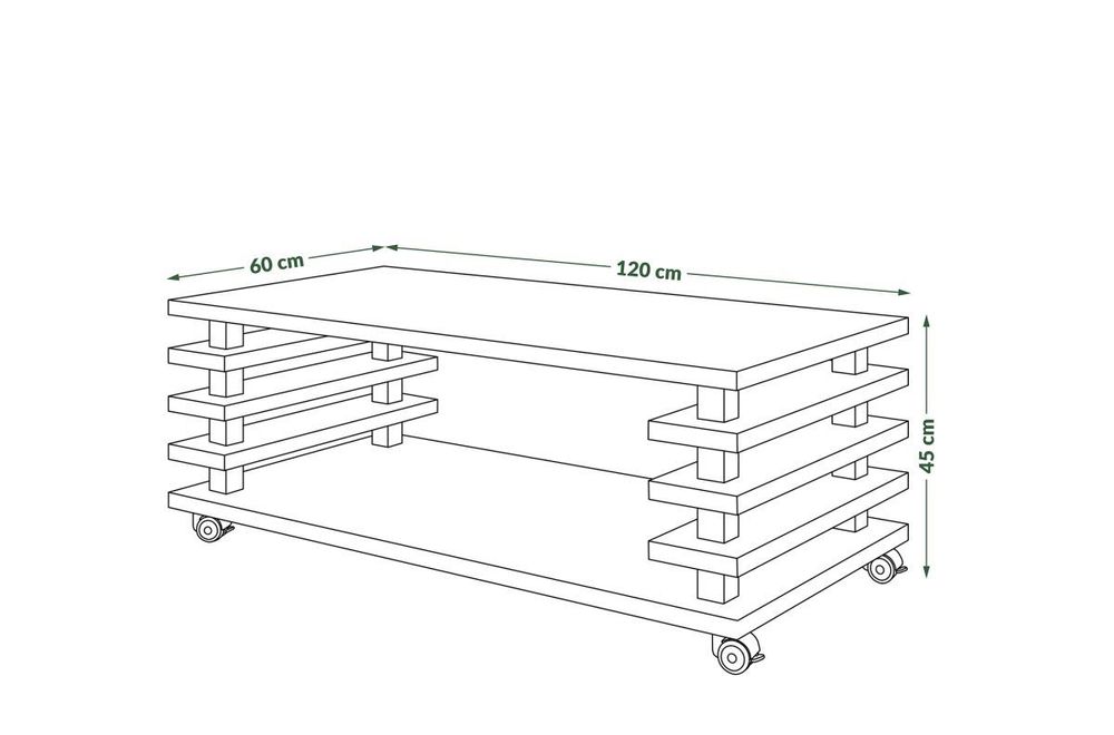 Stolik kawowy PORTO firmy Mazzoni