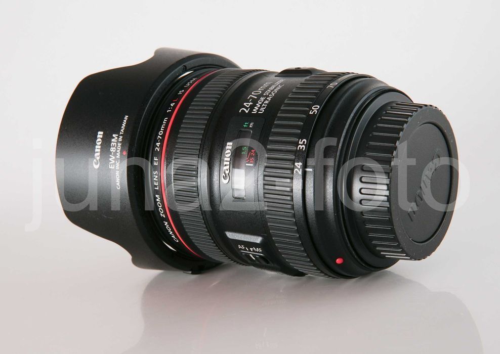 Canon EF 24-70 f/4L IS USM, stan bdb., filtr UV