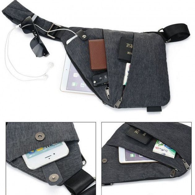 Набор сумка через плече Cross Body + кошелек Baellerry Business Mini