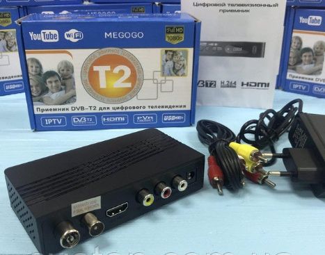 Тюнер T2 MG811 з YouTube IPTV WiFi HDMI USB MEGOGO