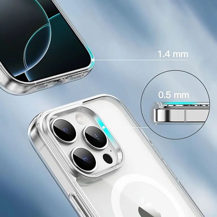 Etui Clean Case przezroczyste z MagSafe do Apple iPhone 16 Pro